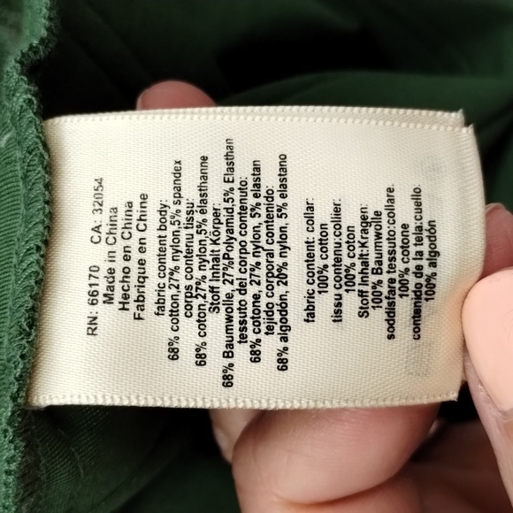 Lili Wang for Lilies Closet Anthro dark green sleeveless dress size 10 pin tuck - Picture 10 of 11